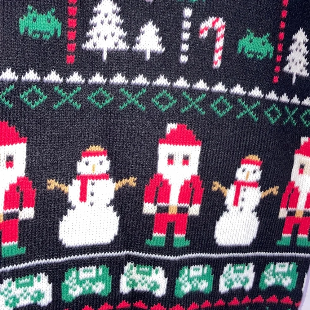 NWT Holiday time Christmas sweater kids size large 10/12 - Picture 7 of 7